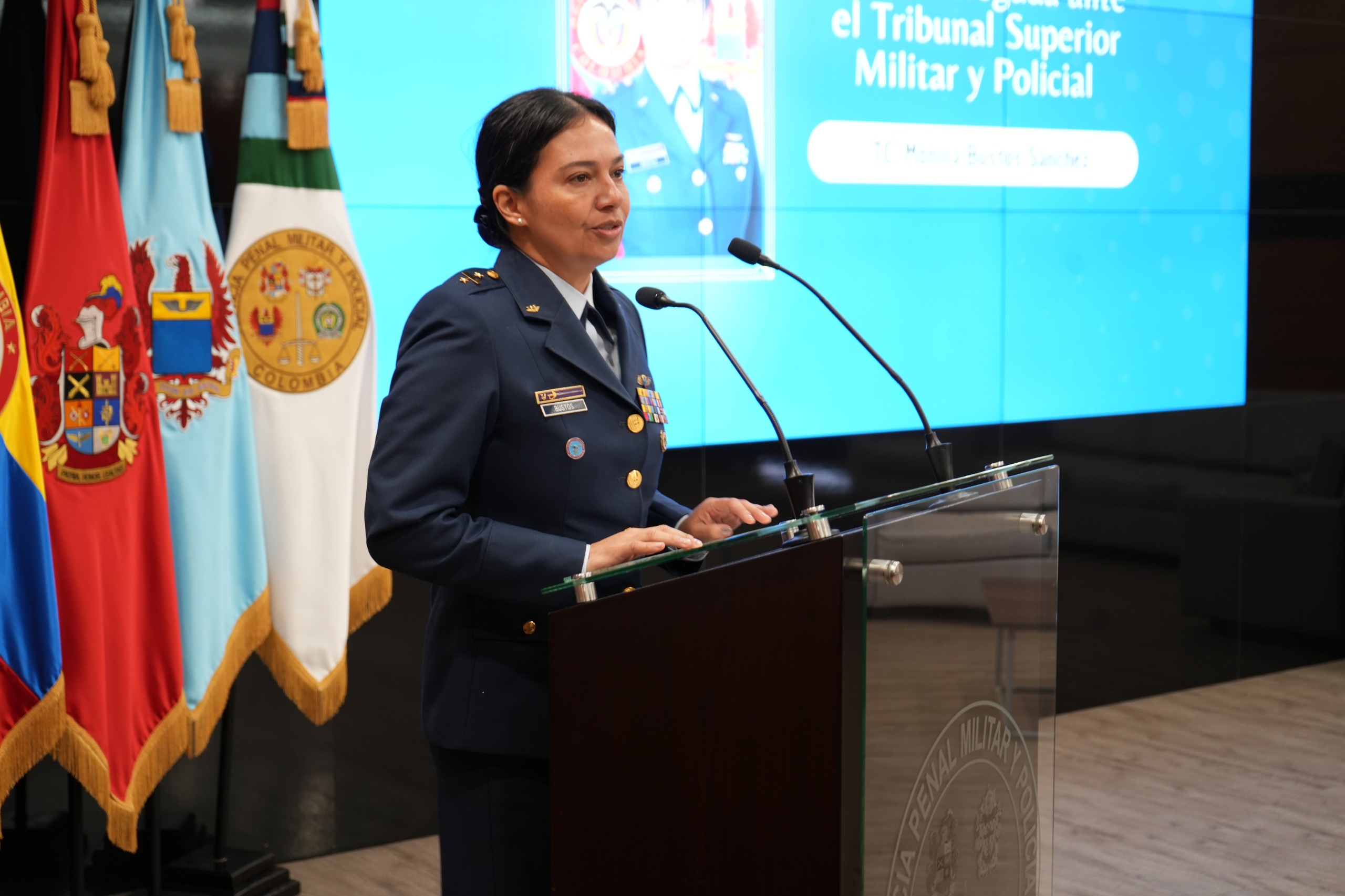 Foto de la Fiscal Delegada ante el Tribunal Superior Militar y Policial Foto de la Fiscal Delegada ante el Tribunal Superior Militar y Policial