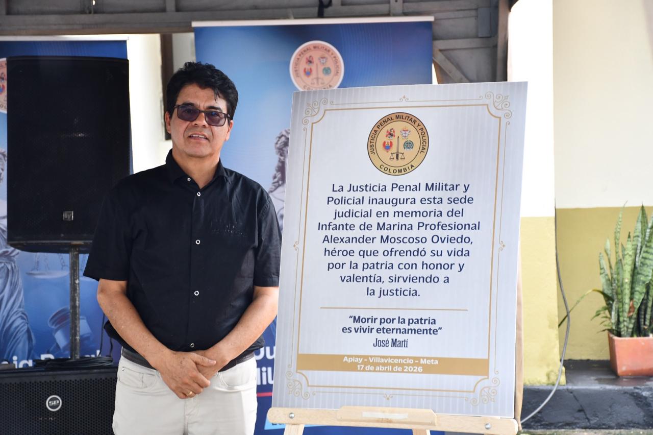 director de la entidad en la nueva sede judicial
