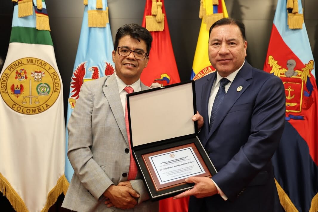 director y fiscal de la JPMP en el evento de cierre de gestión