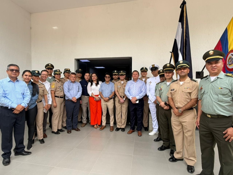 Foto funcionarios de la JPMP, autoridades locales y regionales en la inauguración de la sede judicial en Cúcuta