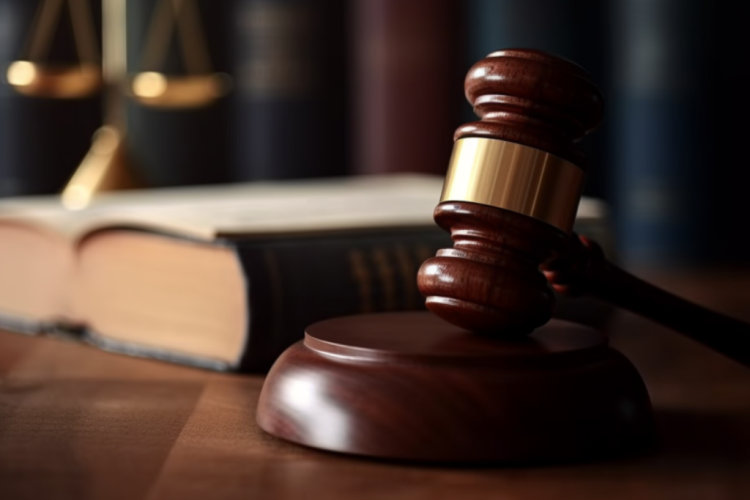 Foto del martillo del juez